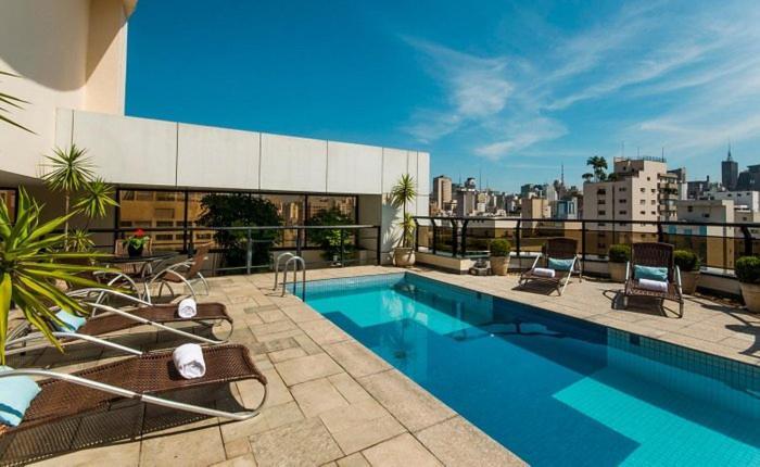 Jardins Transamerica By Mob Inn - Piscina - Academia - Ac - Wifi - Vaga Sao Paulo Bagian luar foto